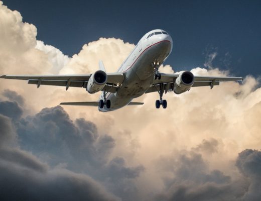 jet cloud landing aircraft